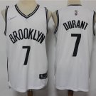Men's Brooklyn Nets #7 Kevin Durant Jersey 75th Anniversary Diamond 2022 White Association Edition