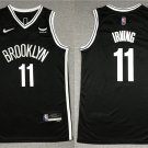 Men's Brooklyn Nets #11 Kyrie Irving Jersey 75th Anniversary Diamond 2022 Black Icon Edition