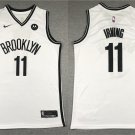 Men's Brooklyn Nets #11 Kyrie Irving Jersey 2021 White Association Edition Swingman Basketball