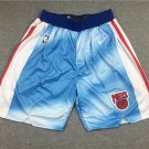 Men's Brooklyn Nets Swingman Basketball Shorts 2021 Light Blue Classic Edition Swingman Basketball