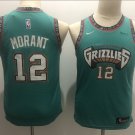 Youth Memphis Grizzlies #12 Ja Morant Jersey Teal Classic Edition Swingman Basketball