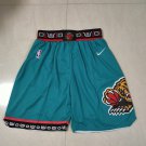 Men's Memphis Grizzlies Swingman Basketball Shorts Teal Classic Edition