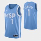 men's & youth Minnesota Timberwolves #1 Anthony Edwards Jersey Blue City 2020 Draft First Round Pick