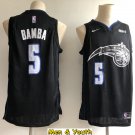 men's & youth Orlando Magic #5 Mohamed Bamba Jersey Black City Edition Swingman Basketball