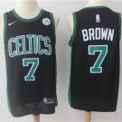 Men's Boston Celtics #7 Jaylen Brown Jersey Black Statement Edition Swingman Basketball