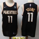 men's & youth Atlanta Hawks #11 Trae Young Jersey 2020 Black City Edition Swingman Basketball