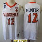 men's & youth Virginia Cavaliers #12 De'Andre Hunter Jersey White College Basketball