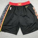 Men's Atlanta Hawks Basketball Shorts Black Icon Edition Swingman