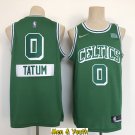 men's & youth Boston Celtics #0 Jayson Tatum Jersey 75th Diamond 2022 Green City Edition Basketball
