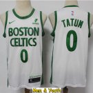 men's & youth Boston Celtics #0 Jayson Tatum Jersey 2021 White City Edition Swingman Basketball