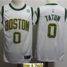 men's & youth Boston Celtics #0 Jayson Tatum Jersey White 2019 City Edition Swingman Basketball