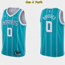 men's & youth Charlotte Hornets #0 Miles Bridges Jersey Teal Icon Edition Swingman Basketball