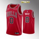 men's & youth Chicago Bulls #0 Coby White Jersey 2021 Red Icon Edition Swingman Basketball