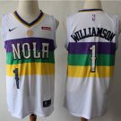 men's & youth New Orleans Pelicans #1 Zion Williamson Jersey 2019 City Edition White