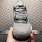unisex jumpman jordan four  Cool Grey athleisure fashion trend sneakers with shoes box