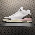 unisex jumpman jordan three Dark Mocha athleisure fashion trend sneakers with shoes box