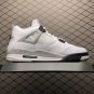 unisex jumpman jordan four White Cement athleisure fashion trend sneakers with shoes box