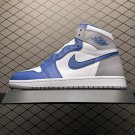 unisex jumpman jordan one High True Blue athleisure fashion trend sneakers with shoes box