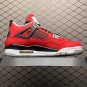 unisex jumpman jordan four Toro Bravo athleisure fashion trend sneakers with shoes box