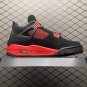 unisex jumpman jordan four red thunder athleisure fashion trend sneakers with shoes box