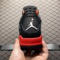unisex jumpman jordan four red thunder athleisure fashion trend sneakers with shoes box
