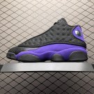 unisex jumpman jordan thirteen Court Purple athleisure fashion trend sneakers with shoes box