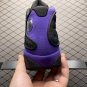 unisex jumpman jordan thirteen Court Purple athleisure fashion trend sneakers with shoes box