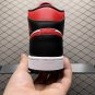 unisex jumpman jordan one mid bred toe athleisure fashion trend sneakers with shoes box