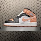 unisex jumpman jordan one mid arctic orange athleisure fashion trend sneakers with shoes box