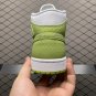 unisex jumpman jordan one mid green python athleisure fashion trend sneakers with shoes box