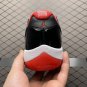 unisex jumpman jordan eleven low black red athleisure fashion trend sneakers with shoes box