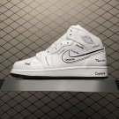 unisex jumpman jordan one mid sneaker school athleisure fashion trend sneakers with shoes box