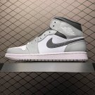 unisex jumpman jordan one mid Grayish black athleisure fashion trend sneakers with shoes box