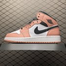 unisex jumpman jordan one mid pink quartz athleisure fashion trend sneakers with shoes box