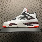 unisex jumpman jordan four Hot Lava athleisure fashion trend sneakers with shoes box