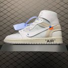 unisex jumpman jordan one high white athleisure fashion trend sneakers with shoes box