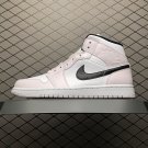 unisex jumpman jordan one mid pink athleisure fashion trend sneakers with shoes box