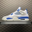 unisex jumpman jordan four Military Blue athleisure fashion trend sneakers with shoes box