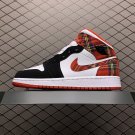 unisex jumpman jordan one mid white black red athleisure fashion trend sneakers with shoes box