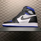 unisex jumpman jordan one high white royal athleisure fashion trend sneakers with shoes box