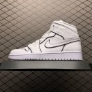 unisex jumpman jordan one mid black white athleisure fashion trend sneakers with shoes box