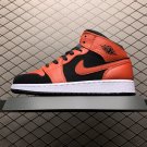 unisex jumpman jordan one mid black red athleisure fashion trend sneakers with shoes box