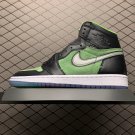 unisex jumpman jordan one high Zen Green athleisure fashion trend sneakers with shoes box