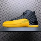 unisex jumpman jordan twelve University Gold athleisure fashion trend sneakers with shoes box
