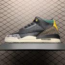 unisex jumpman jordan three Animal Instinct athleisure fashion trend sneakers with shoes box