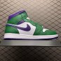 unisex jumpman jordan one mid incredible hulk athleisure fashion trend sneakers with shoes box