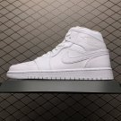 unisex jumpman jordan one mid white athleisure fashion trend sneakers with shoes box