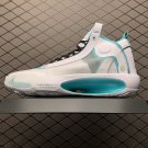 unisex jumpman jordan thirty four Mint green athleisure fashion trend sneakers with shoes box