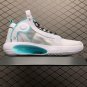 unisex jumpman jordan thirty four Mint green athleisure fashion trend sneakers with shoes box