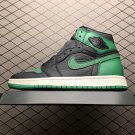 unisex jumpman jordan one high pine green athleisure fashion trend sneakers with shoes box